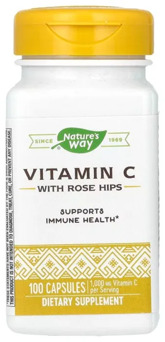 Vitamin C Rose Hips - 100 caps