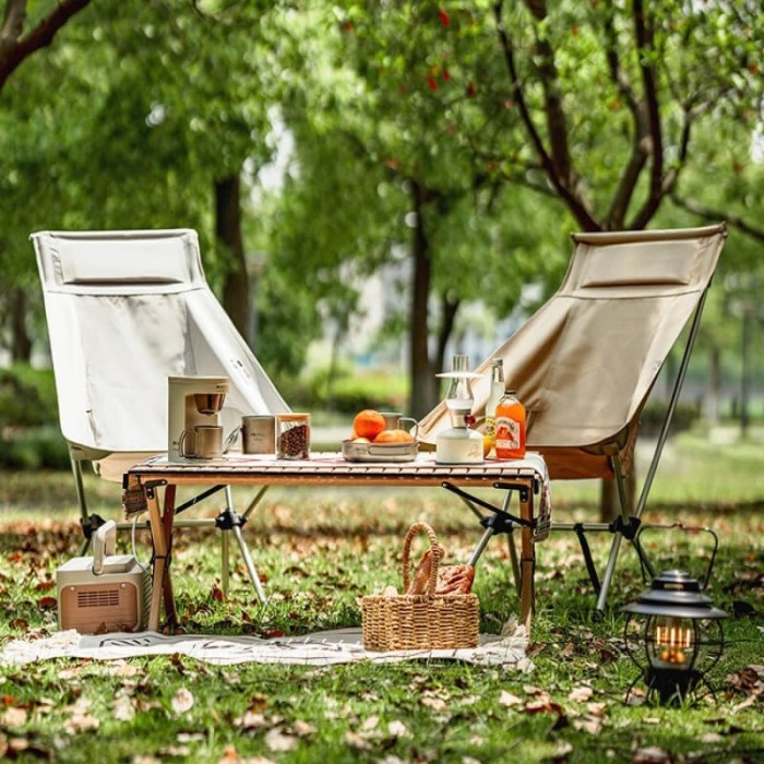 Крісло розкладне Mobi Garden Moon high chair pro NX21665055 sand