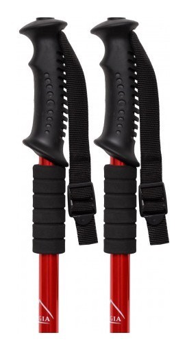 Палка для скандинавской ходьбы EasyFit Energia красная