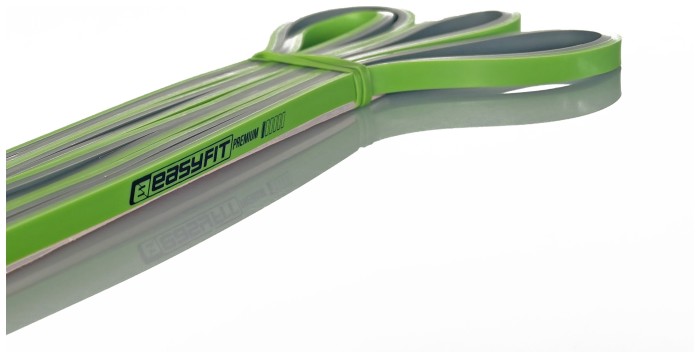 Двухслойная резинка для подтягивания EasyFit Premium 2-7 кг