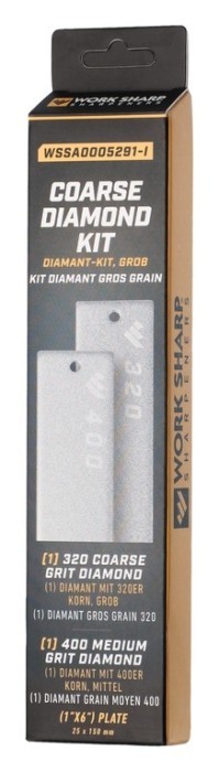 Work Sharp набір змінних пластин Coarse Diamond (320/400) для точилки WSBCHPAJ-PRO, 2 шт
