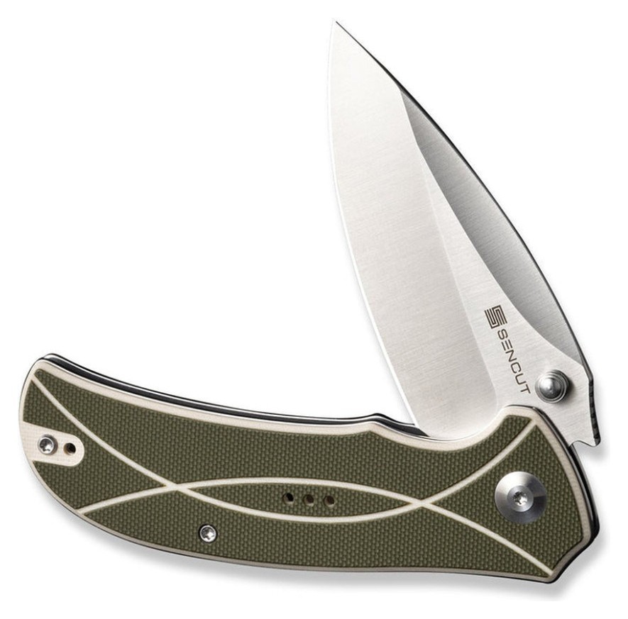 Ніж складаний туристичний Sencut Hyrax, (8.4 см) 9Cr18MoV / G10 сірий