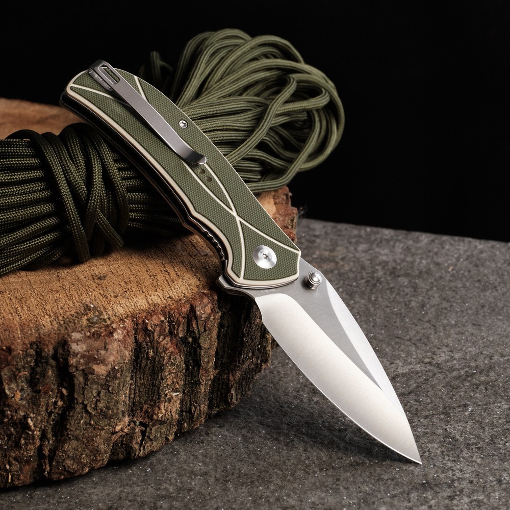 Ніж складаний туристичний Sencut Hyrax, (8.4 см) 9Cr18MoV / G10 сірий, укр, укр