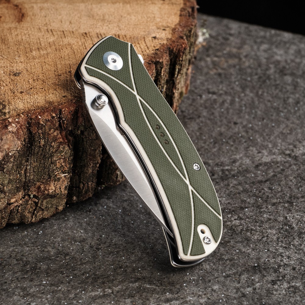 Ніж складаний туристичний Sencut Hyrax, (8.4 см) 9Cr18MoV / G10 сірий, укр, укр