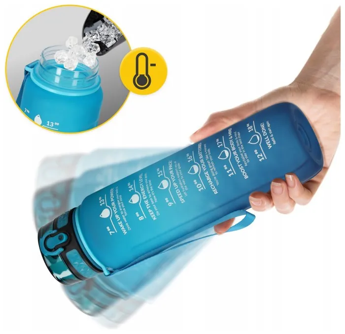 Бутылка для воды спортивная 4FIZJO 1000 мл Sky Blue/Blue (P-5905973400763)
