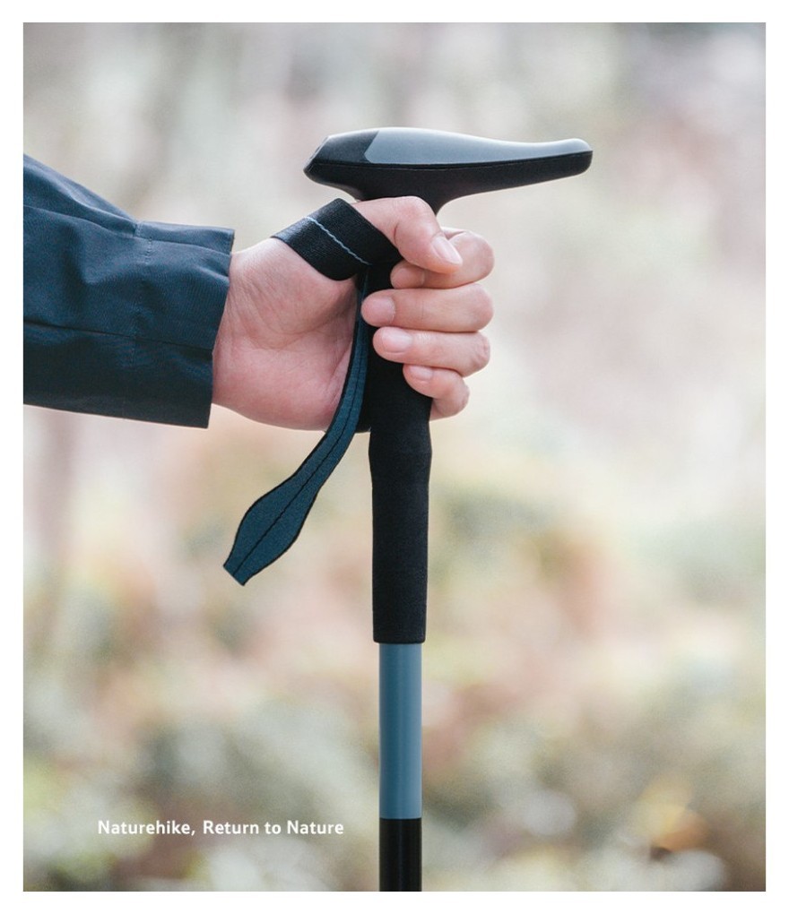 Трекінгова палиця Naturehike CNK2550DS012, 61-125 см, синя