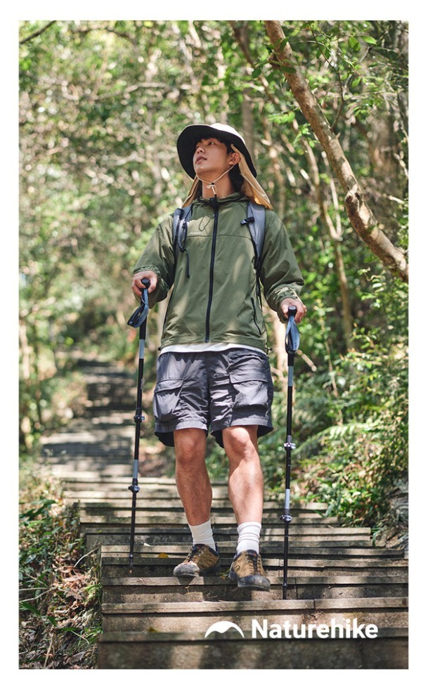 Трекінгова палиця Naturehike CNK2550DS012, 61-125 см, синя, укр, укр