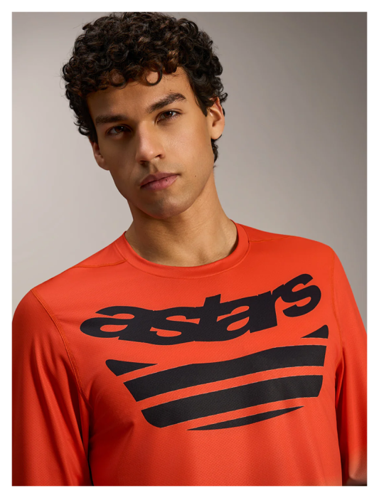 Джерси Alpinestars A-DURA ASTARS LS JERSEY 2.0 WHITE/BLACK, XL