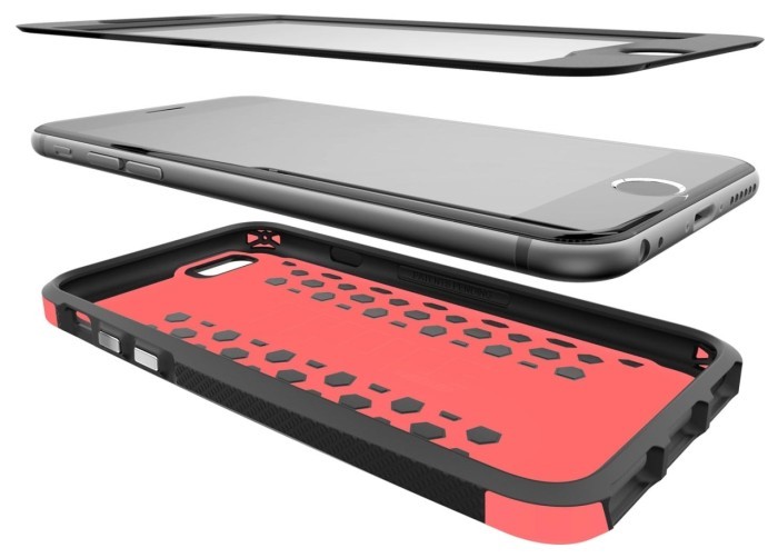 Чехол Thule Atmos X4 for iPhone 6+ /iPhone 6S+ (Fiery Coral - Dark Shadow) (TH 3203023)
