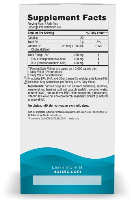 Ultimate Omega-D3 - 120 softgels