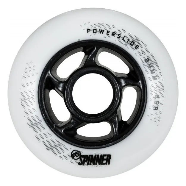 Колеса POWERSLIDE ( 905324 ) Spinner 84mm/85a, matte white, 4-Pack 2021