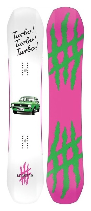 Сноуборд Lobster THE STOMPER 159 Pink/white/green (10.20.STOMP) O