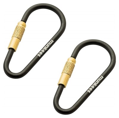 Munkees 3201 карабін Mini Link 3 мм x 48 мм (пара) black