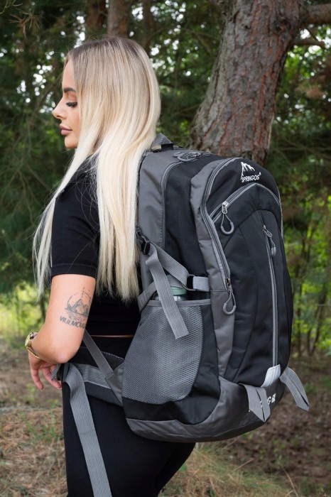 Туристический рюкзак Springos 60 л CS0132 Black/Grey