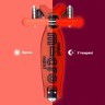 Самокат MICRO серії "Maxi Deluxe Glow LED" – ЧЕРВОНА АУРА (до 50 kg, 3-х колісний, світло), укр Фото - 6