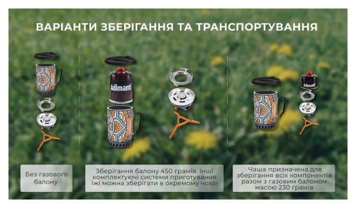 Система приготування їжі Adimanti AD10A 1400мл, укр, укр