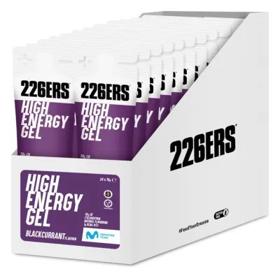 Гель 226ERS High Energy 50г углеводов BCAA черная смородина 76г 24шт/уп 1824г