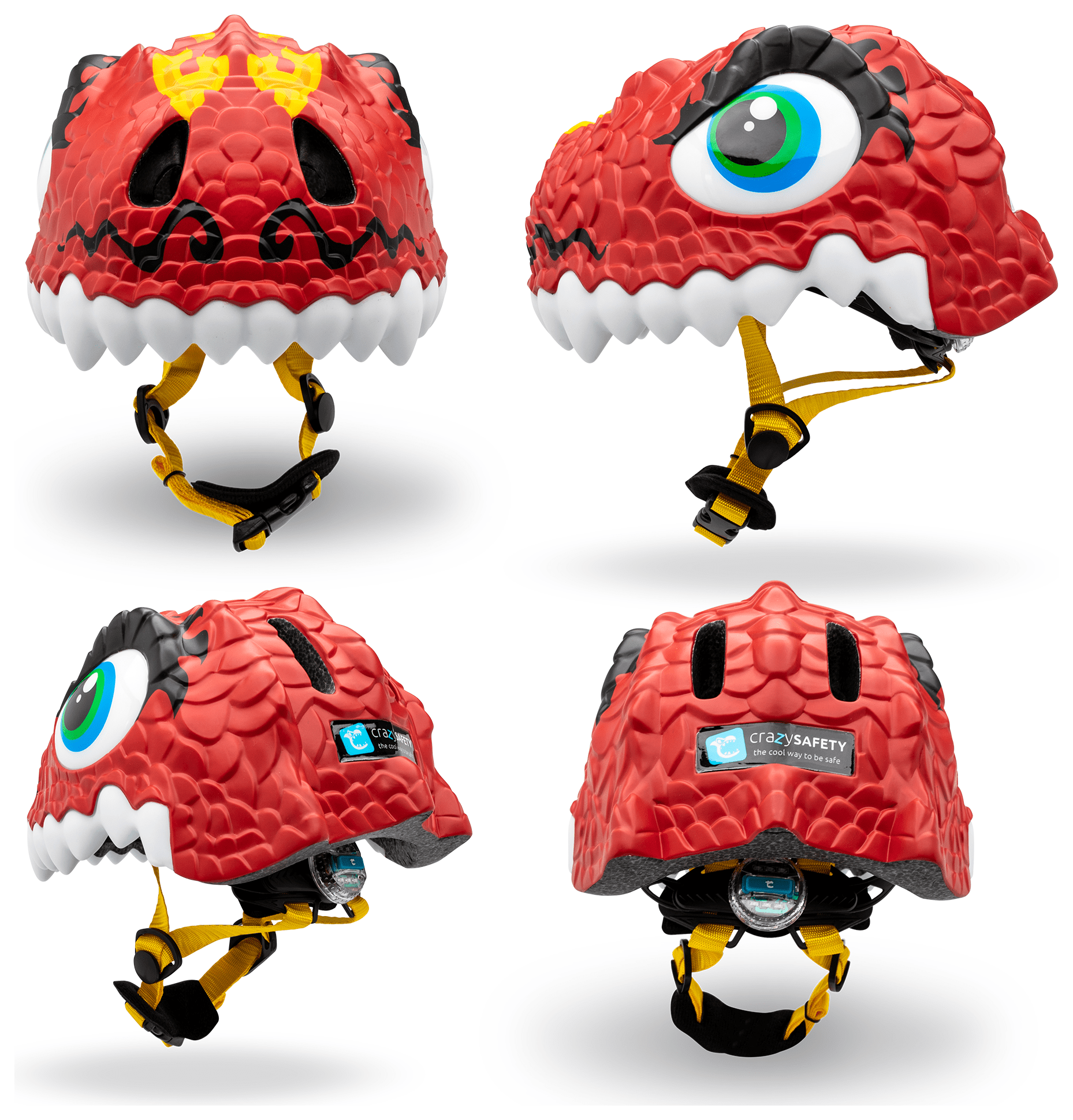 Шолом Crazy Safety Red Dragon