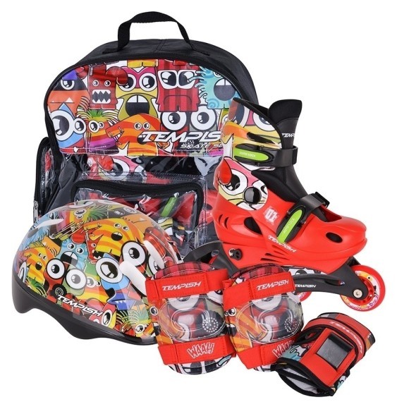 Роликові ковзани Tempish MONSTER Baby skate (компл)/34-37, укр