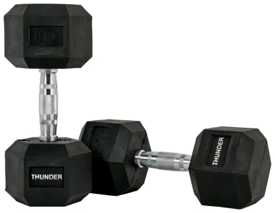 Гантель шестигранна THUNDER 15 кг