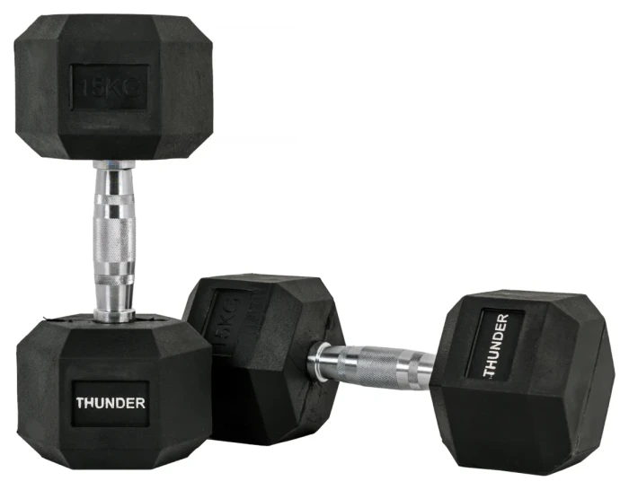 Гантель шестигранна THUNDER 15 кг