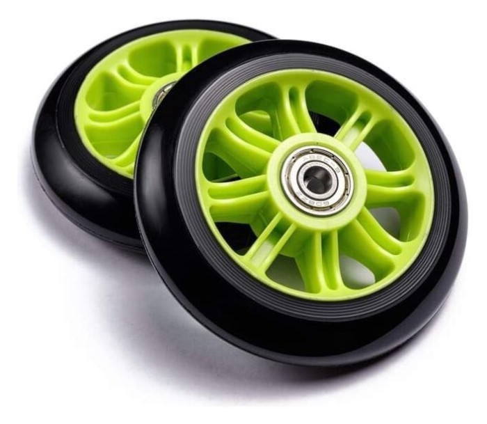 Колесо для трюкового самоката FreeRider PU-Core 100мм x 24мм Green