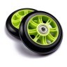 Колесо для трюкового самоката FreeRider PU-Core 100мм x 24мм Green Фото - 1