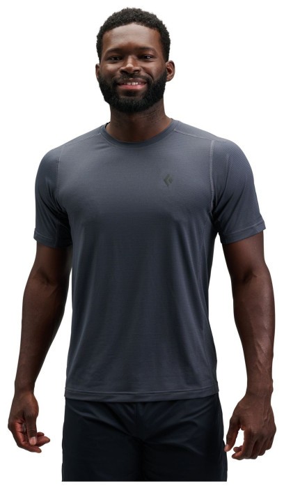 Мужская футболка Black Diamond M Distance SS Tee, Charcoal, L