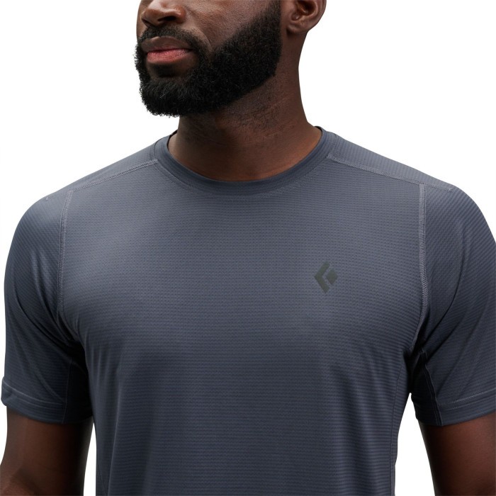 Мужская футболка Black Diamond M Distance SS Tee, Charcoal, L