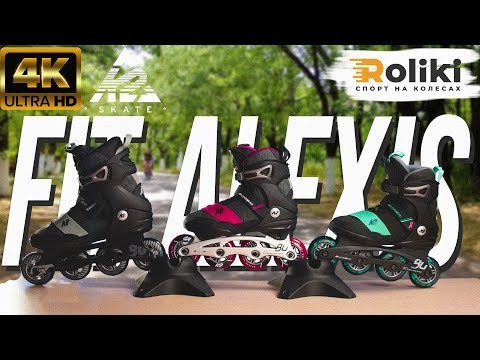Ролики K2 Alexis 80 Alu Black Pink 2021, укр, укр