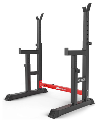 Стойки для штанги HS-1007L Черный/красный