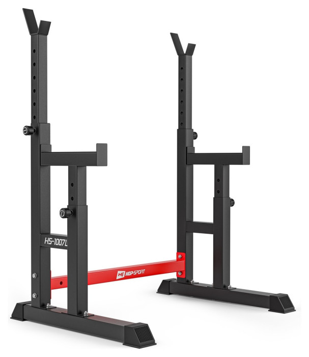 Стойки для штанги HS-1007L Черный/красный