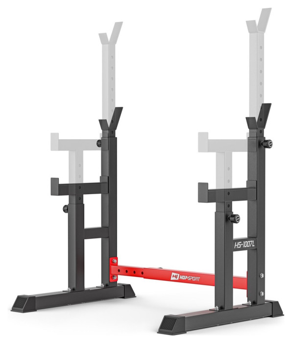 Стойки для штанги HS-1007L Черный/красный