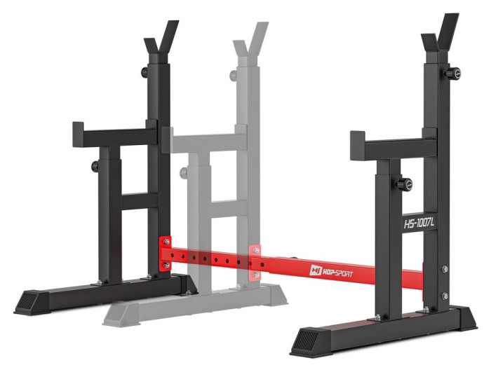 Стойки для штанги HS-1007L Черный/красный