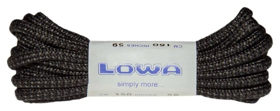 Шнурки LOWA ATC Mid 150 cm black-grey dotted (830584-0999)