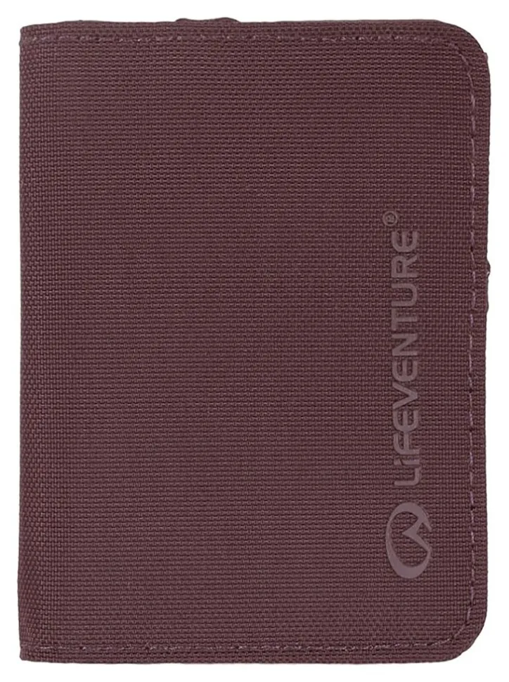 Lifeventure гаманець Recycled RFID Card Wallet plum (68258)