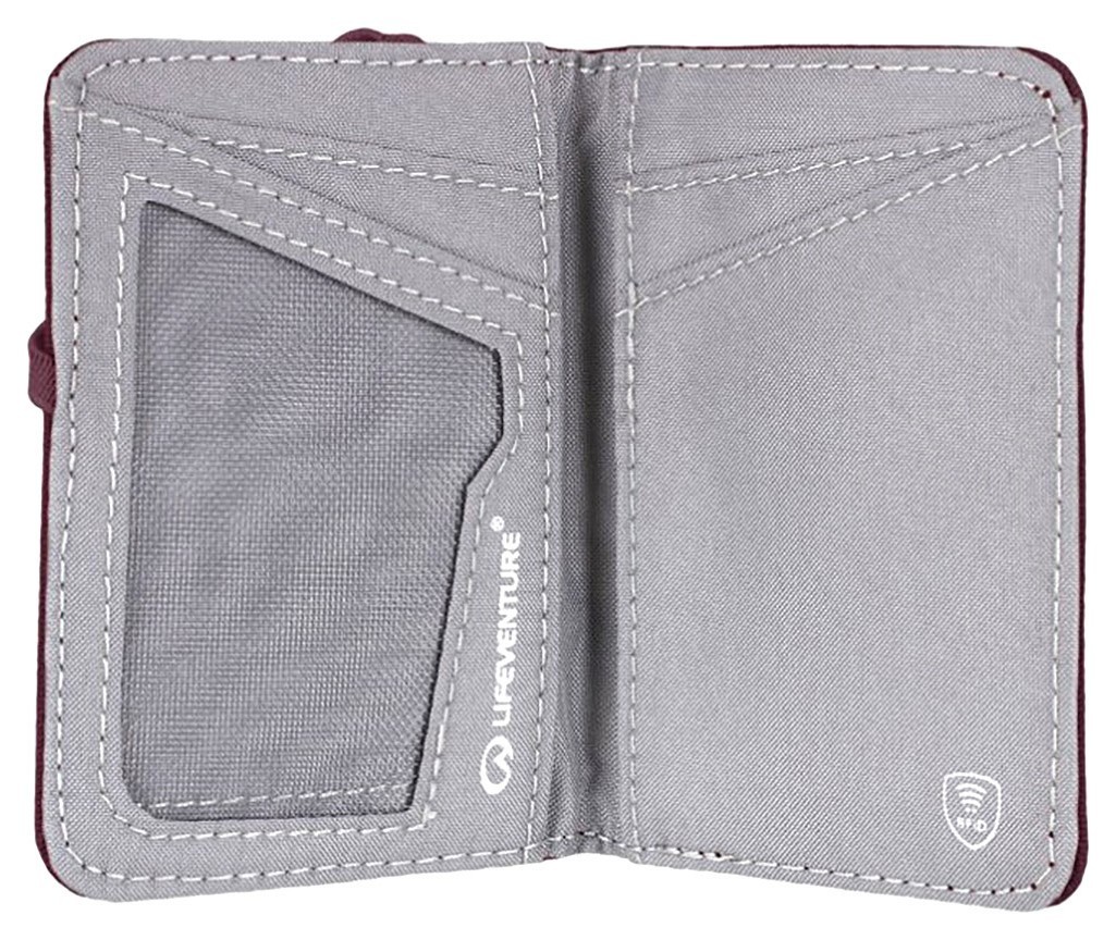 Lifeventure кошелек Recycled RFID Card Wallet plum
