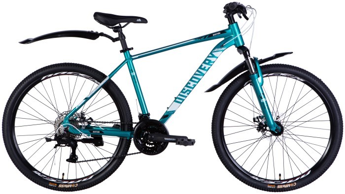 Велосипед AL 26" Discovery BASTION DD CS рама-18" бирюзовый 2025