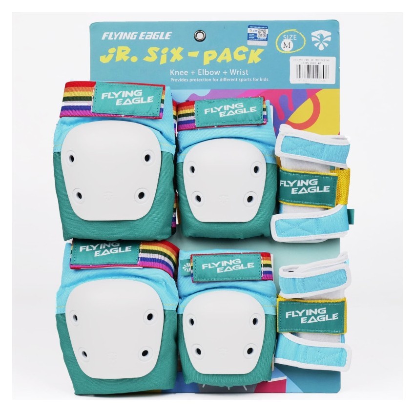 Комплект защиты Flying Eagle Pro JR Valiant синий M (6-10 лет)