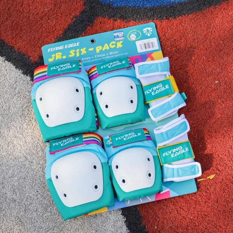 Комплект защиты Flying Eagle Pro JR Valiant синий M (6-10 лет)