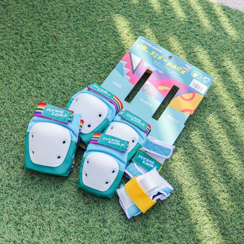 Комплект защиты Flying Eagle Pro JR Valiant синий M (6-10 лет)