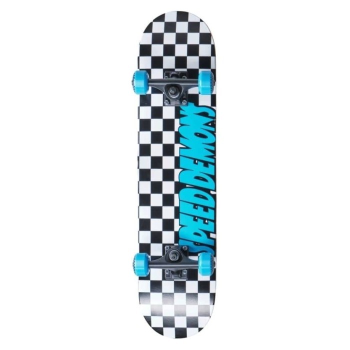 Скейтборд Speed ​​Demons Checkers Complete 7.25" Checkers Blue, укр, укр