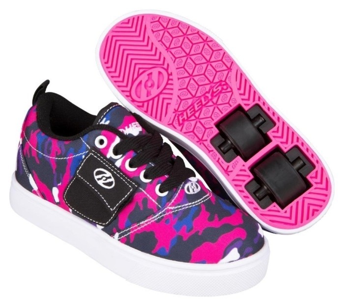 Роликовые кроссовки Heelys Pro 20 Pocket X2 HE101192 Black Pink Camo