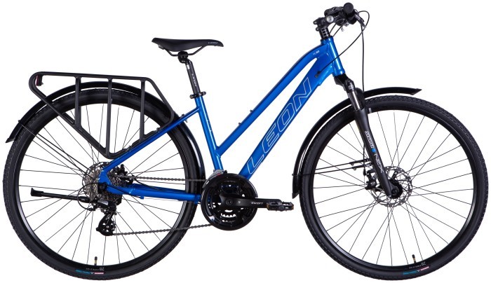 Велосипед AL 28" Leon TG 80 WOMAN DD CS рама-16" синий 2025