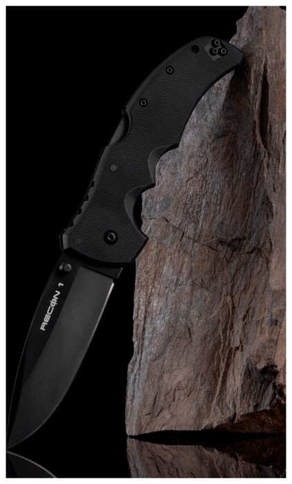 Ніж складаний Cold Steel Recon 1 Spear Point, Black