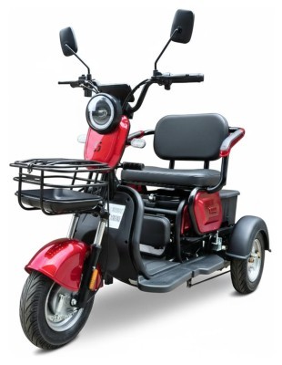 Електроскутер триколісний SPACE SHUTTLE 72B 1000Вт 20А*г барабан/барабан свинцево-кислотний червоний 2026