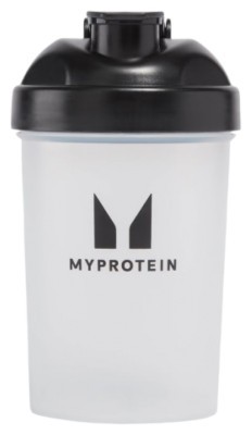Plastic Shaker - 600ml Clear Black