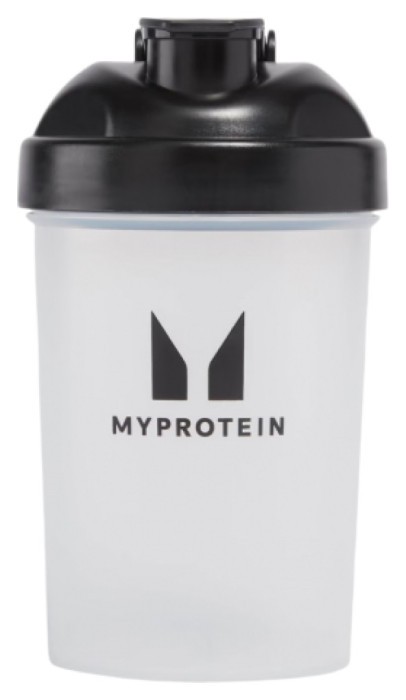 Plastic Shaker - 600ml Clear Black