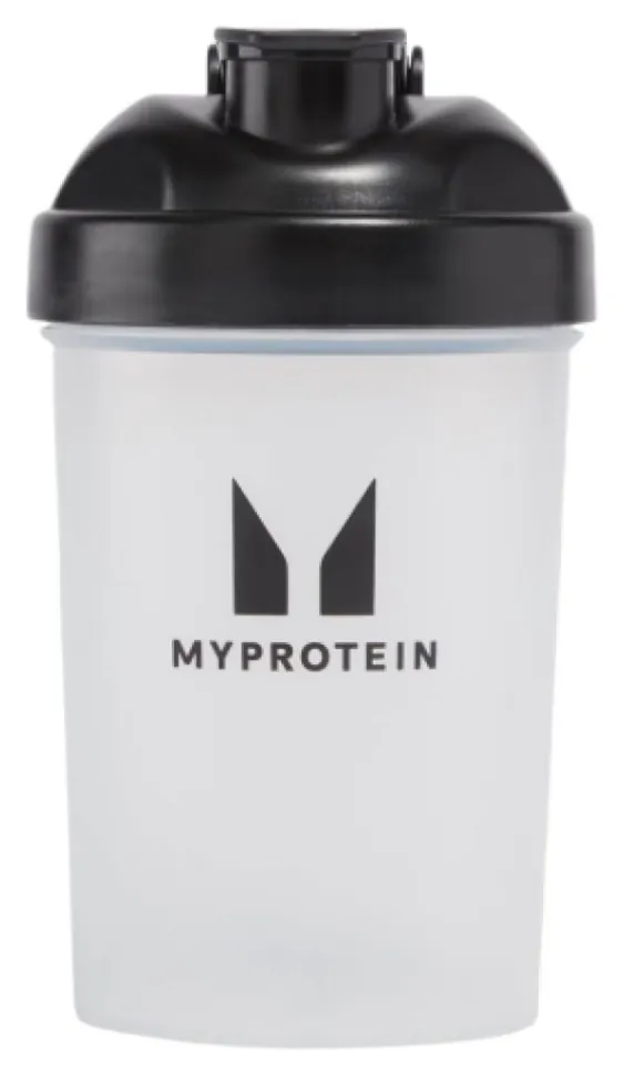 Plastic Shaker - 600ml Clear Black