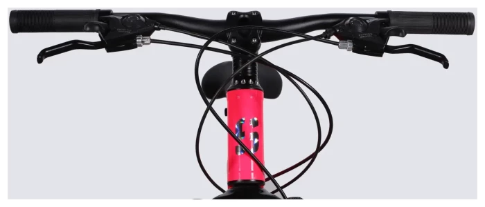 Велосипед AL 24" SPACE LYRA DD FR рама-11" рожево-чорний 2026